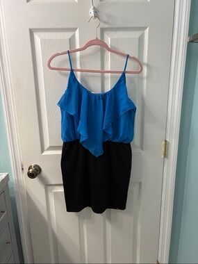 Wet Seal x Fifth Harmony Blue & Black Dress